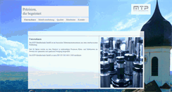 Desktop Screenshot of mtp-metalltechnik.de