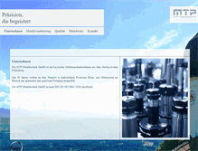 Tablet Screenshot of mtp-metalltechnik.de